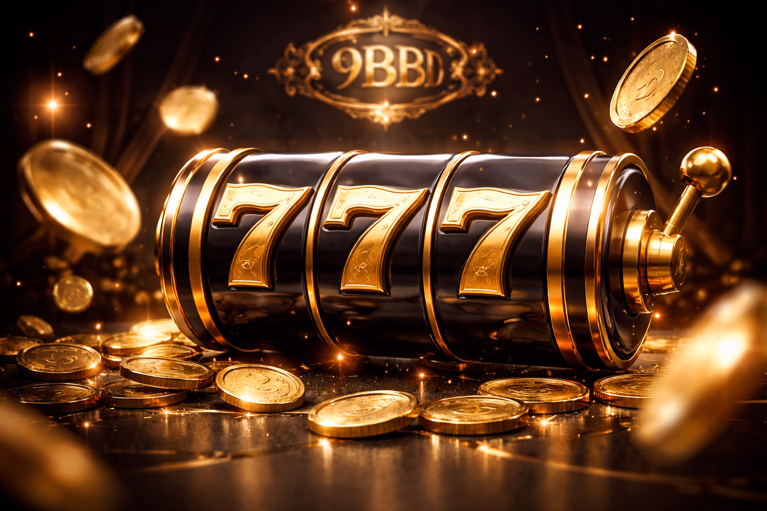 Elegant Bangladeshi player in traditional outfit enjoying a colorful slot game in a luxurious casino setting at 9BBD